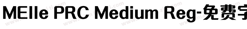 MElle PRC Medium Reg字体转换